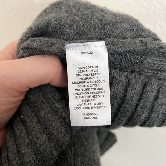 [BP.] Charcoal Gray Mock Neck Long Sleeve Sweater Dress NWT Size Large L - Picture 12 of 12